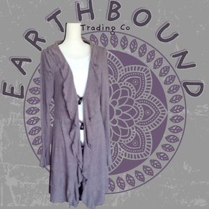 BOHO Ruffled Cardigan